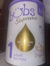 Bubs Supreme Infant Baby Formula, Stage 1,Infants 0-6 months, A2 Beta - $32.00