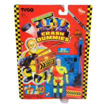 Vintage 1992 Tyco Crash Dummies Bull In PRO-TEK Suit Action Figure New Sealed - $75.05