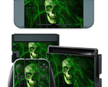 For Nintendo Switch Skull Console &amp; Joy-Con Controller Vinyl Skin Decal  - £9.41 GBP