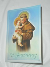 St Anthony Dove Bird Lenticular Optical 3d Hologram Religious Keychain Vintage - £15.95 GBP
