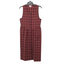 Vintage Pendleton Dress Womens L? Used Plaid Sleeveless - £30.29 GBP