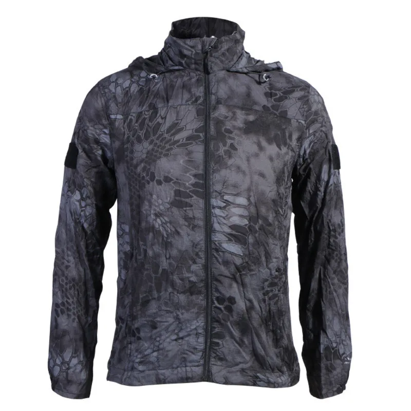  Outdoor Jacket Men Skin Clothing Ultra-thin Quick-drying  Nylon screen   Windbr - £141.11 GBP