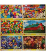 300 PIECE JIGSAW PUZZLES SELECT: Barn, Cake Pops, Jelly Beans, Fireworks... - £2.35 GBP