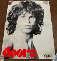 Vintage 1983 17&#39;&#39; x 22&#39;&#39; The Doors Quill Jim Morrison Band Poster - $267.74 MXN