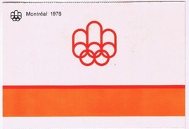 Postcard Olympic Games Monteal 1976 Official Symbol Of The Games - £3.94 GBP