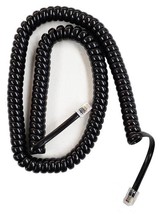 Avaya Lucent AT&T MLS MLX 12ft Black Handset Cord for 8000 Series Phone Curly - $3.95