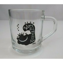 Alice In Wonderland Cheshire Cat "We're All Mad Here" North Andrew Prom Glass - $14.54