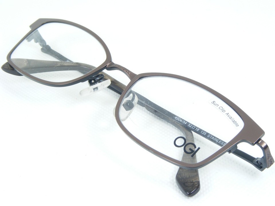 OGI Evolution 4504 54 Brown / Black Eyeglasses Frames 52-18-135mm (Note)-
sho... Item image 4