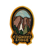 Vintage Patch Corkins Lodge Chama, New Mexico 3.5 x 5.5 inches Corkin&#39;s - £15.54 GBP