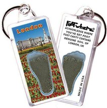 London, UK FootWhere® Souvenir Key Chain. Made in USA - £6.29 GBP