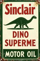 Sinclair  Retro Vintage Gas Gasoline Oil Sign 8x12 inches Station uzg - $34.84 CAD