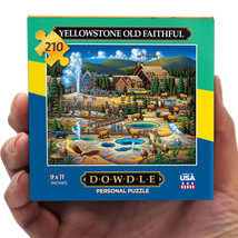 Yellowstone Old Faithful 210Pc Mini Personal Jigsaw Puzzle 9x11&quot; Dowdle ... - $19.79