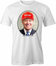 Biden Trump Hat T Shirt Tee Short-Sleeved Cotton Political Clothing S1WCA604 - £15.08 GBP+