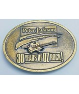 Vintage Australia Solid Brass PETER JACKSON 30 Years of OZ ROCK Belt Buc... - $18.76