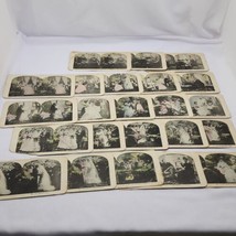 Stereoview Stereograph Cards c. 1850-1920 Engagement to Wedding Set 23 c... - £26.74 GBP