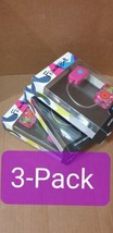 3-Pack French Bull LED Clip Light for E-Readers &amp; Books Pink with Flower... - £16.84 GBP