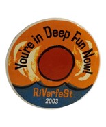 2003 Riverfest Arkansas Button Pin Pinback Souvenir Vtg Little Rock - $5.04