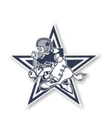 Dallas Cowboys 1960-1970 Mascot with Star Decal / Sticker Die cut - £2.32 GBP+