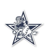 Dallas Cowboys 1960-1970 Mascot with Star Decal / Sticker Die cut - $4.04 CAD+