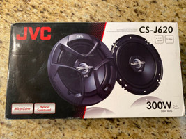 JVC CS-J620 300 Watt 6-1/2&quot; CS Series 2-Way Coaxial Car Stereo Speakers - £35.03 GBP