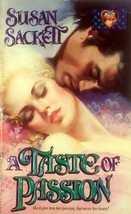 A Taste of Passion by Susan Sackett / 1992 Historical Romance Paperback - £1.79 GBP