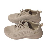 Women&#39;s Skechers BOBS Sport Squad Chaos - Face Off Sneaker, Tan Beige - Medium 9 - £22.94 GBP