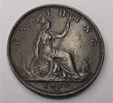 Winston Churchill Farthing Coin 1875 - $39.50