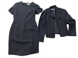 Collectibles Seattle Womens 6 Black 2 Piece Blazer Skirt - £15.78 GBP