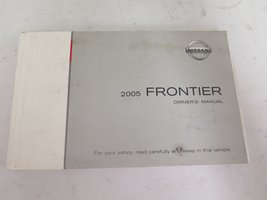 2005 Nissan Frontier Owners Manual [Paperback] NISSAN - £52.30 GBP