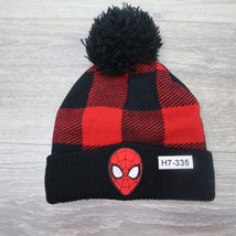 Marvel Hat Toddler Kids Boys 2t-5t Stretch Casual Black Red Cap Beanie Spiderman - £17.96 GBP
