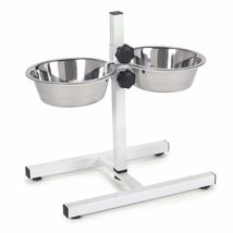 Proselect Stainless Steel Adjustable Dog Diner Bowl with Two Pet Food Bowls - $662.95 MXN