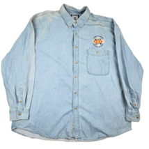 NFL Super Bowl XXXV Lee Denim Collection 2XL Long Sleeve Shirt 2001 Tampa FL - £18.91 GBP