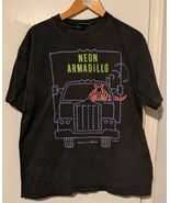 vintage 90’s Disney Neon Armadillo tee XL pleasure island music club saloon - $60.00