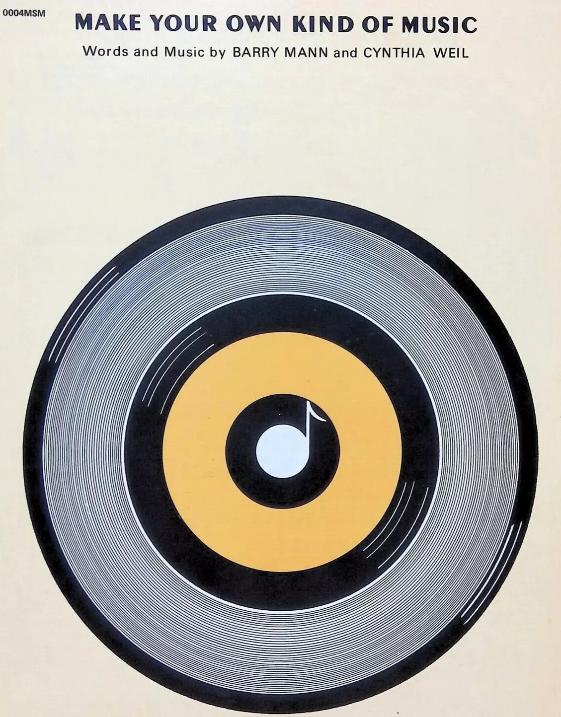 Make Your Own Kind of Music (sheet music) - $9.57 CAD