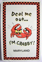 Deal Me Out... I&#39;m Crabby Maryland Souvenir Playing Cards - £5.37 GBP