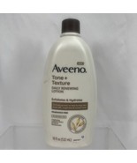 Aveeno Tone + Texture Renewing Body Lotion Prebiotic Oat Exfoliate 18oz ... - £6.98 GBP