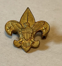 Boy Scout Tenderfoot Hat Pin &#39;PAT 1911&#39; Metal Fleur-de-lis - £6.89 GBP