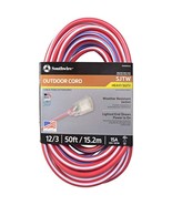 Southwire 02548-USA1 50-Foot Contractor Grade 12/3 with Lighted End Amer... - $84.44 CAD