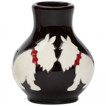 Moorcroft Pottery - WESTIE - 869/2 Vase - Miniature - Height 5cm - £90.62 GBP
