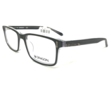 Dragon Eyeglasses Frames DR181 022 Kevin Matte Gray Clear Purple 54-18-140 - £65.50 GBP
