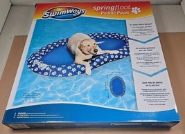 SwimWays Paddle Paws Spring Float Dog Raft, Large (65 lbs. and Up), Blue - $61.74