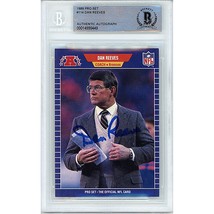 Dan Reeves Denver Broncos Auto 1989 Pro Set Football Card Autograph Beckett Slab - £77.41 GBP