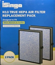 2 Pack Air Filter Replacement MK04 MG04JH DH-JH04 HEPA GREEN - $12.19