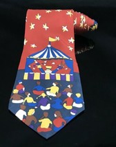 Save The Children Men&#39;s Necktie 100% Silk Puppet Show Tie - £8.22 GBP
