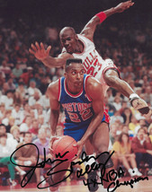 John Salley signed Detroit Pistons basketball 8x10 photo Proof COA autographed - £58.72 GBP