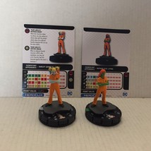HeroClix DC Comics Harley Quinn &amp; Poison Ivy Game Figures &amp; Game Cards - £9.85 GBP