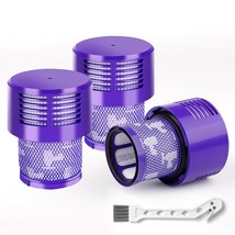 3 Pack Vacuum Filters Replacement Compatible With Dyson Cyclone V10 Series,V10 A - $30.99