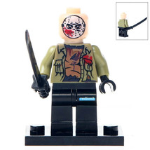 Jason Voorhees Friday the 13th (2009) Horror Lego Compatible Minifigure Bricks - £2.36 GBP