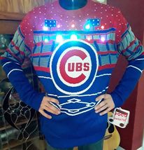 2016 World Champ CHICAGO CUBS Size XL  LIGHT BLUETOOTH AWESOME &quot;Ugly&quot; SW... - $60.00