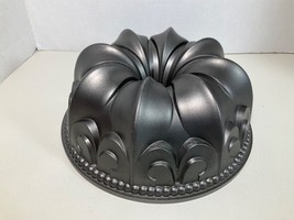 Nordic Ware Cast Aluminum Fleur De Lis Bundt Cake Pan Mold 9” - £19.24 GBP